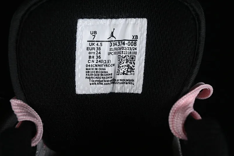 All categories Air Jordan Jordan series basketball shoes Air Jordan 1 Low Air Jordan 1 Low AJ1 Joe 1 Zhizhiberry black pink bow low-top cultural retro basketball shoes DX4374-008